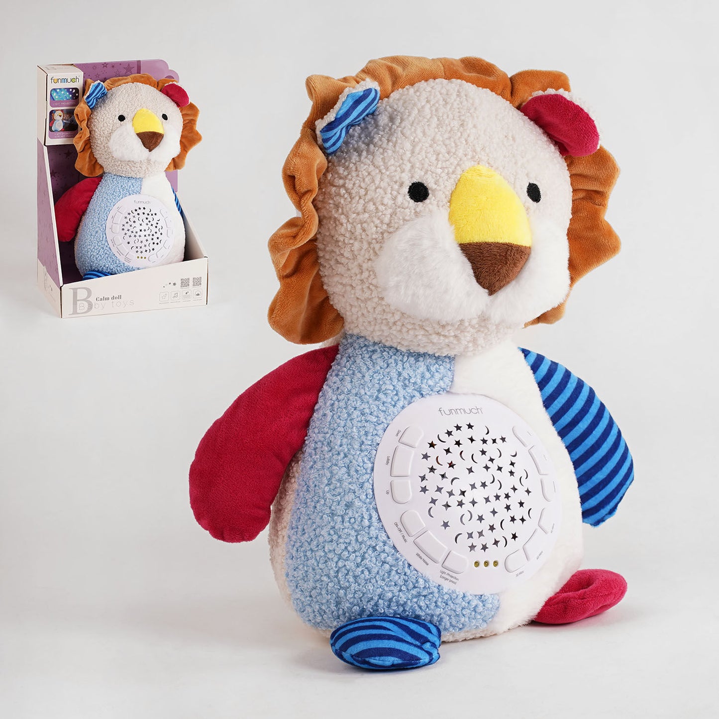 Funmuch- 3in1 Cuddle Lion Projector Washable