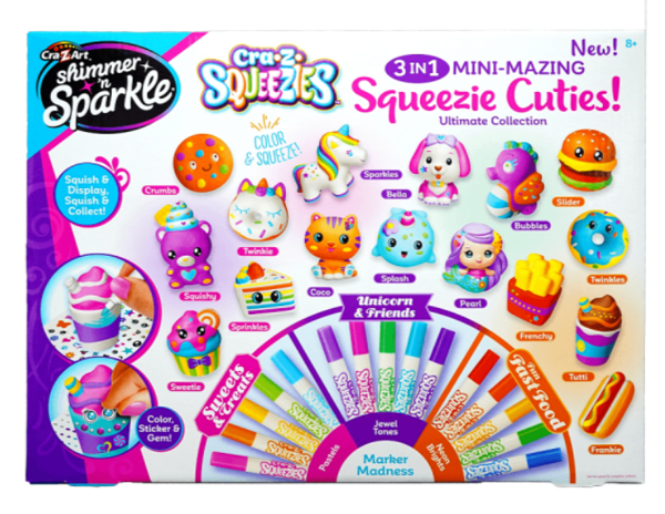 Cra - Z - Art - 3 in 1 mini mazing squeezie cuties