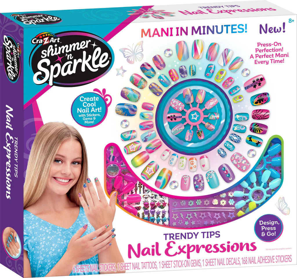 Cra - Z - Art - shimmer and sparkle trendy nails