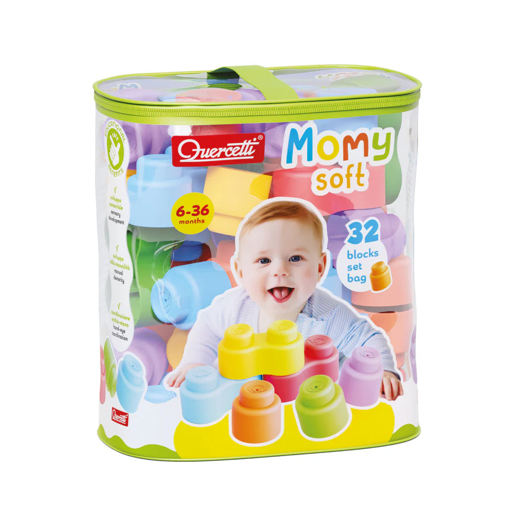 Quercetti - momy soft bag 32 pcs
