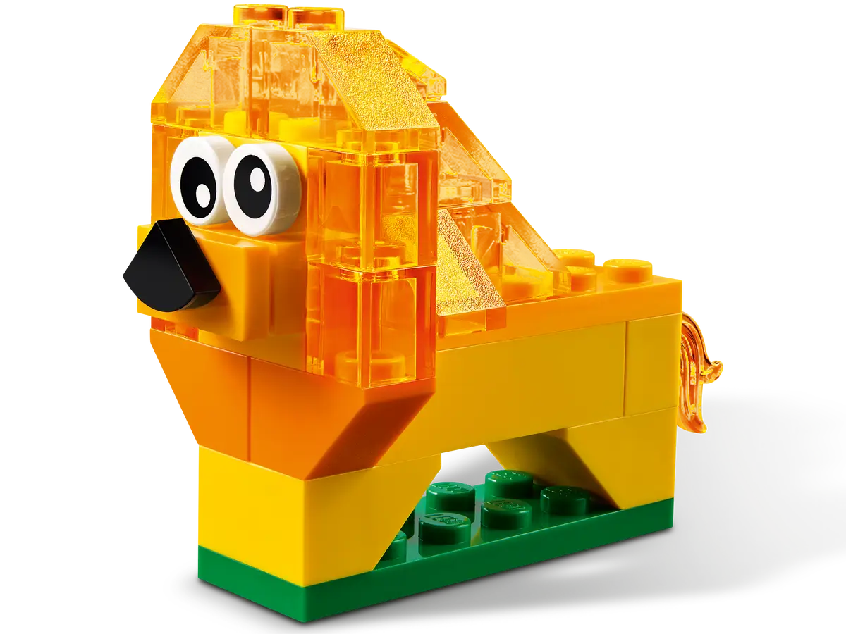 Lego - Classic, Creative Transparent Bricks