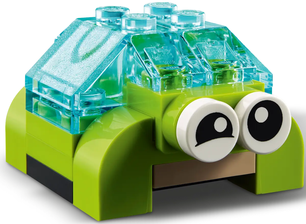 Lego - Classic, Creative Transparent Bricks