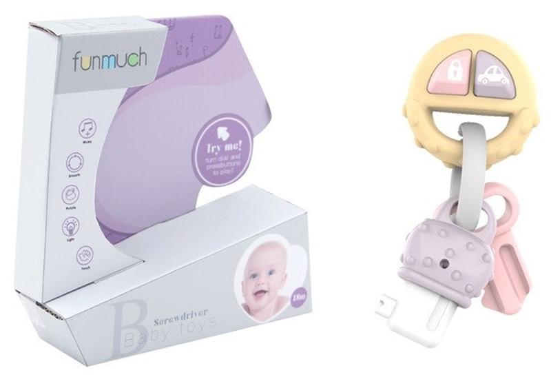 Funmuch- Keychain With Light & Sound