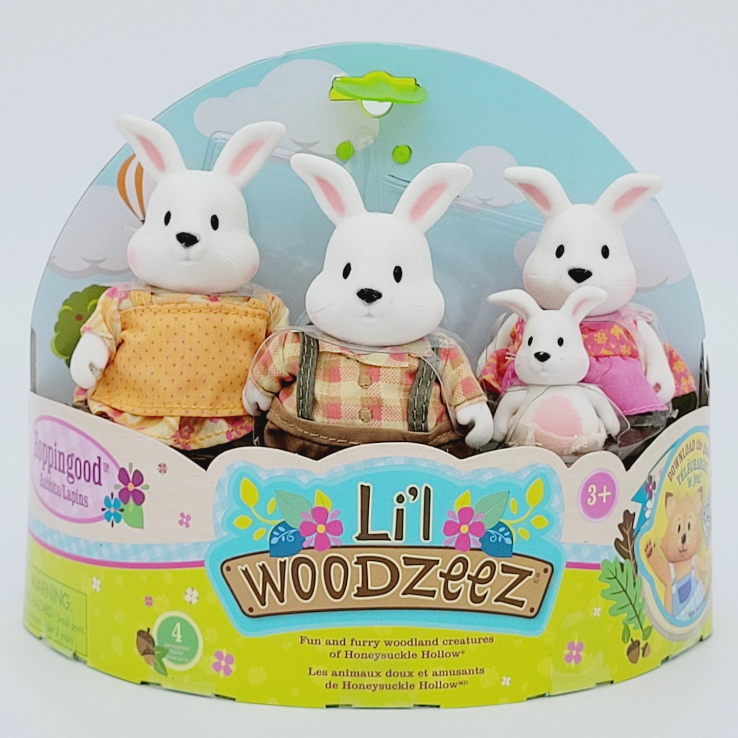 Li'l Woodzeez -The Hoppingood Rabbits Family (storybook included)