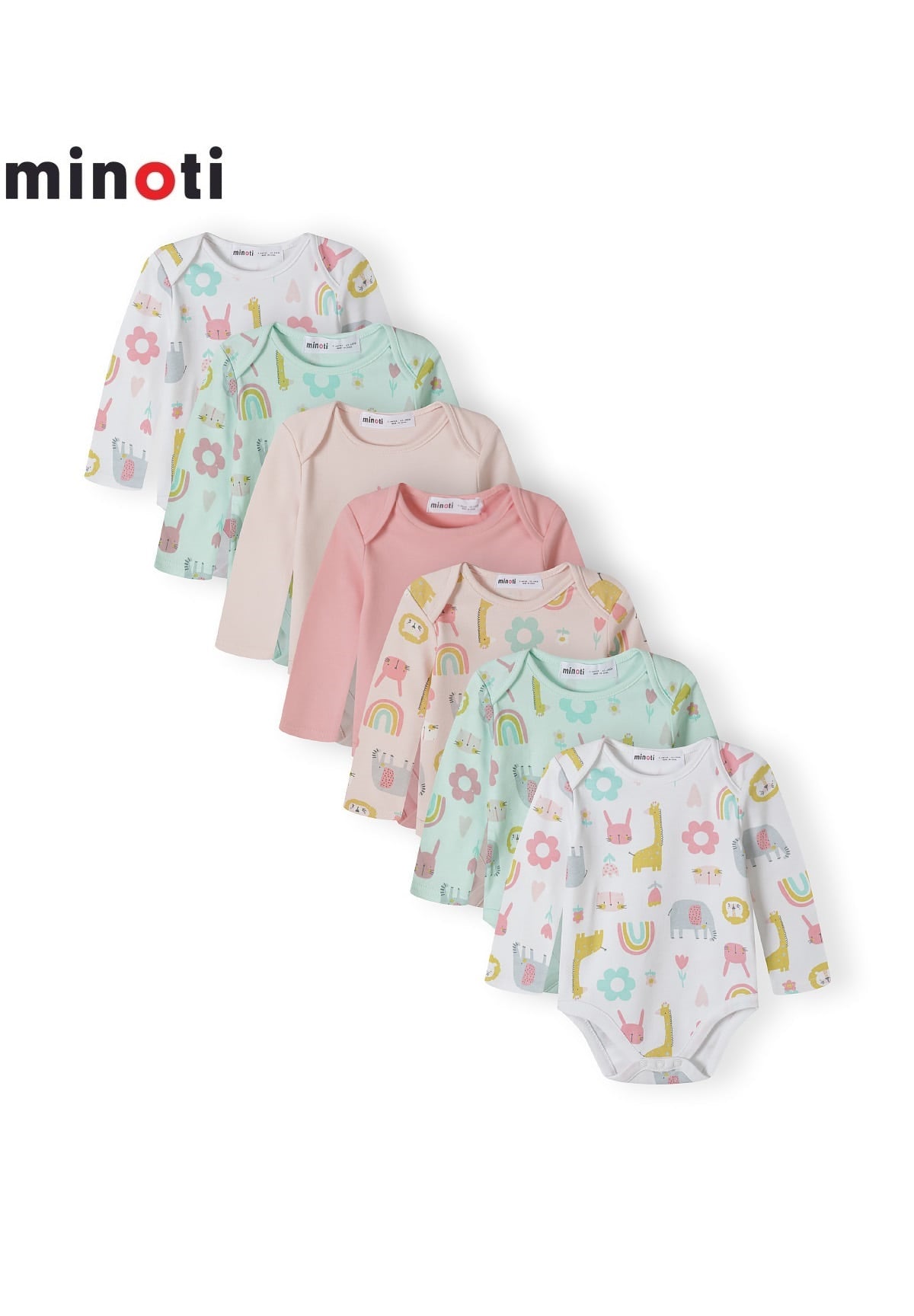 Minoti - Interlock 7 Pack Bodysuits