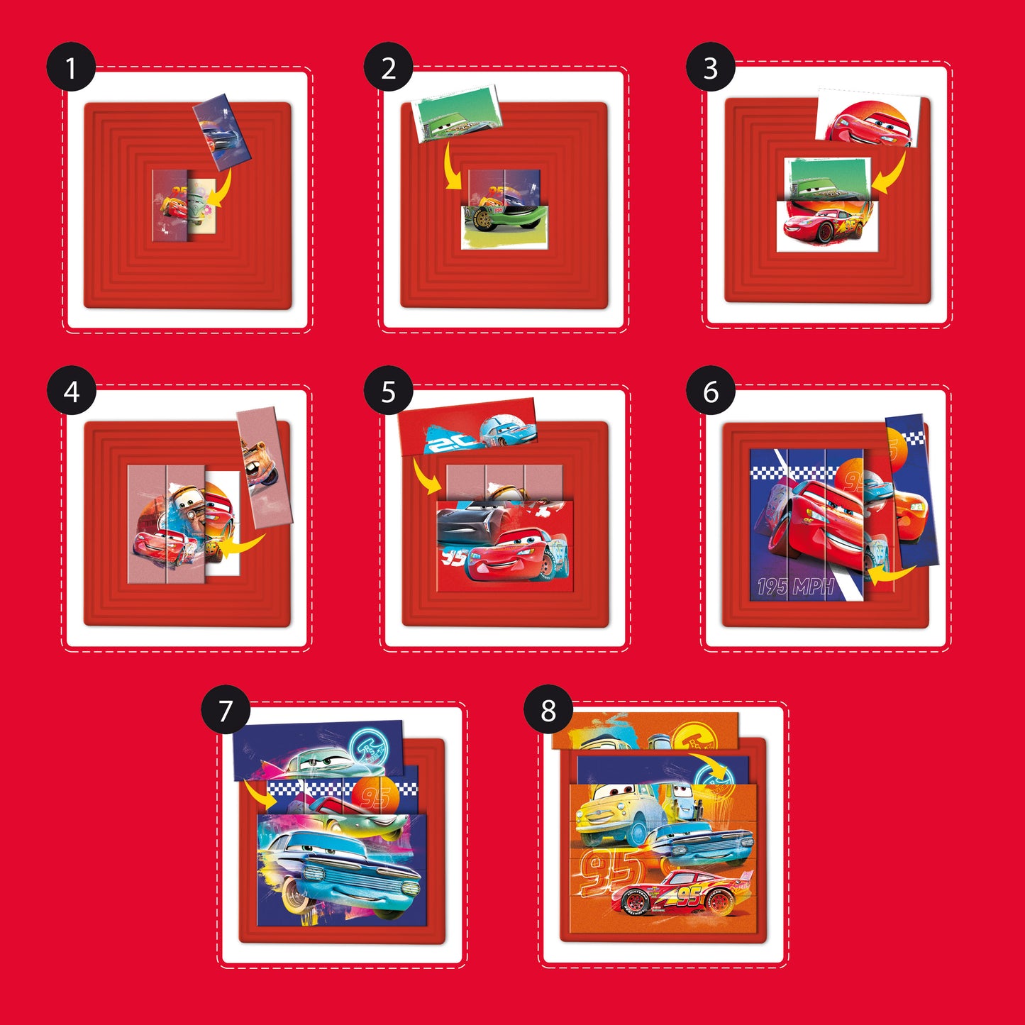 Lisciani - Puzzle Progressive Cars