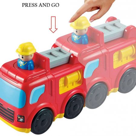 Infunbebe - Press N Go Fire Engine