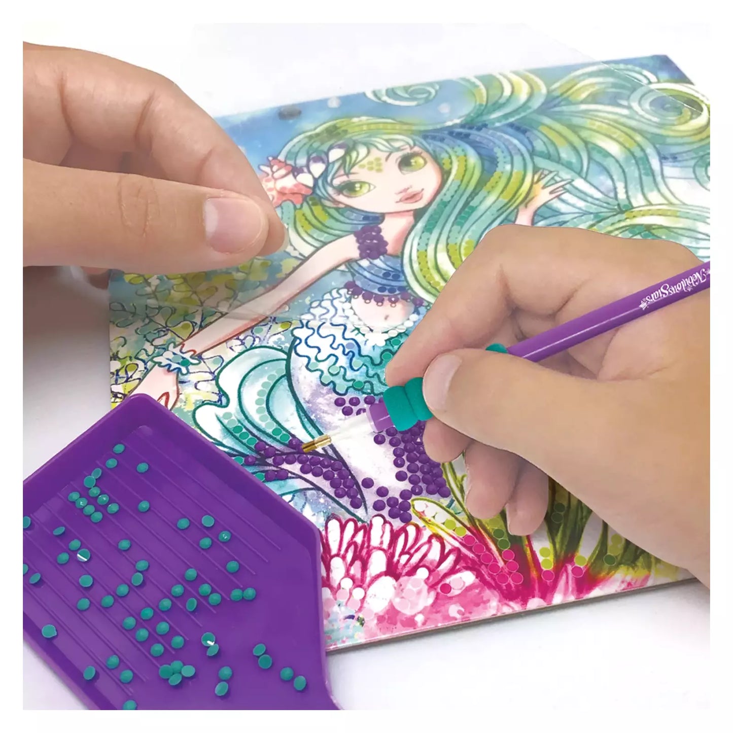 Nebulous Stars - Rhinestones by numbers Marinia and Coloria