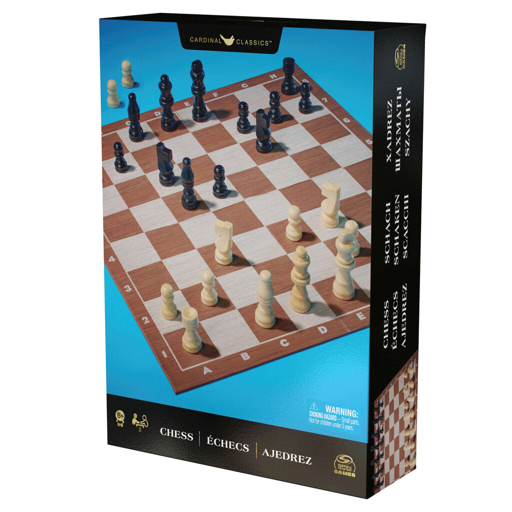 Spin Master - Cardinal, Wood Chess Board Game