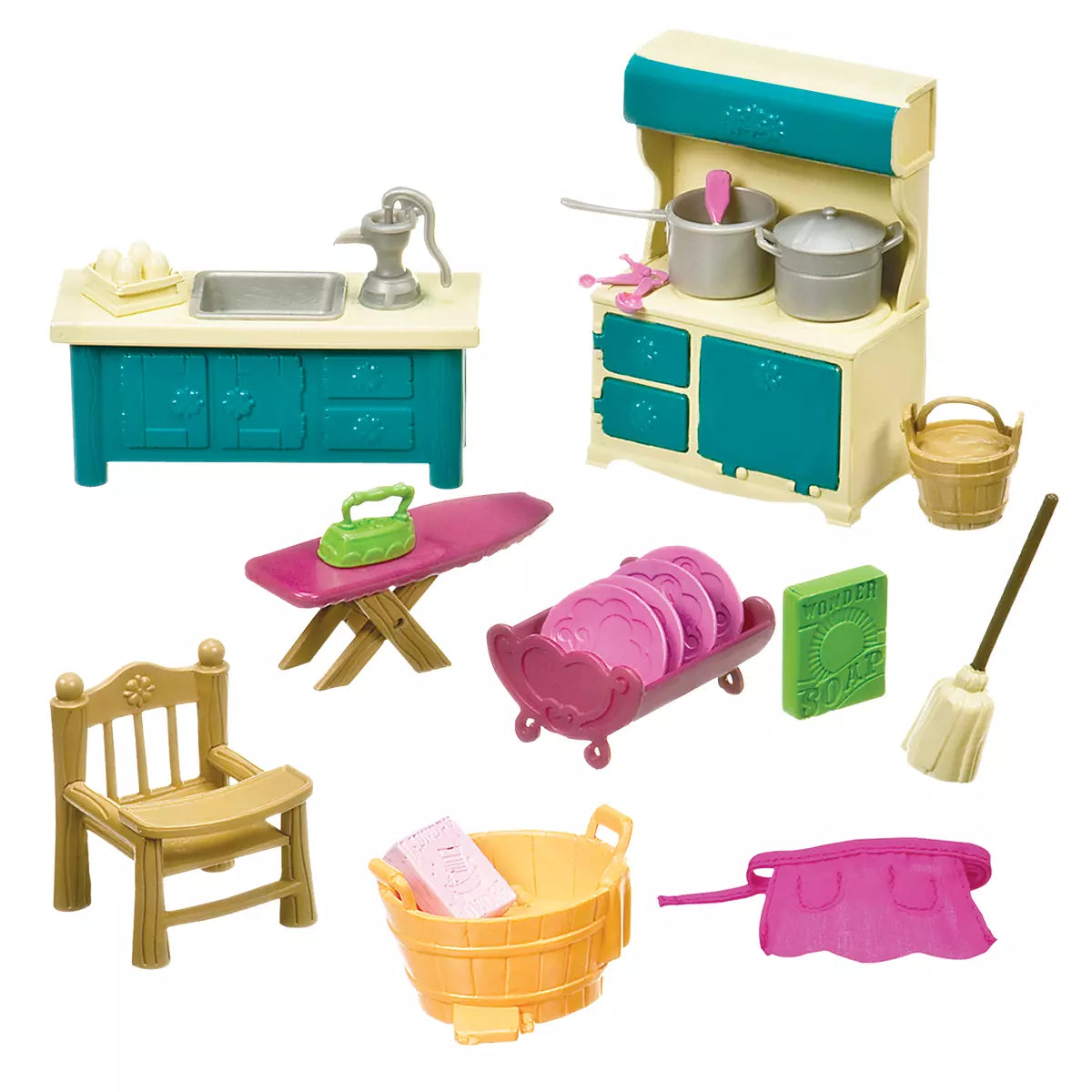 Woodzeez - Kitchenette & Housekeeping Set