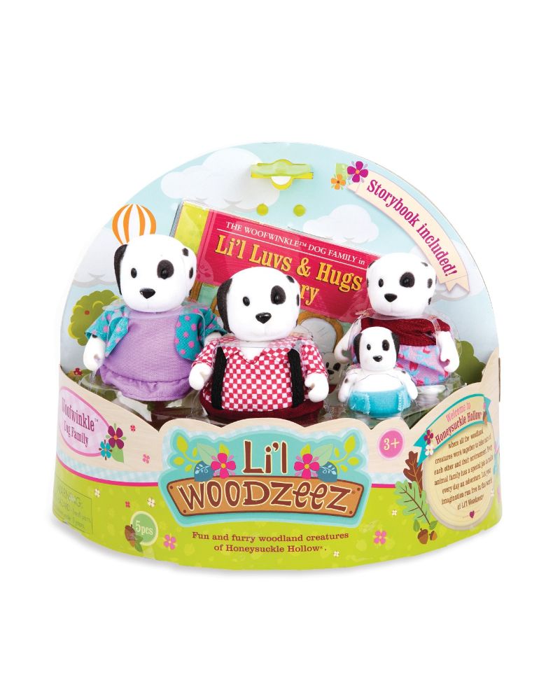 Li'l Woodzeez - The Woofwinkle Dog Family (storybook included)