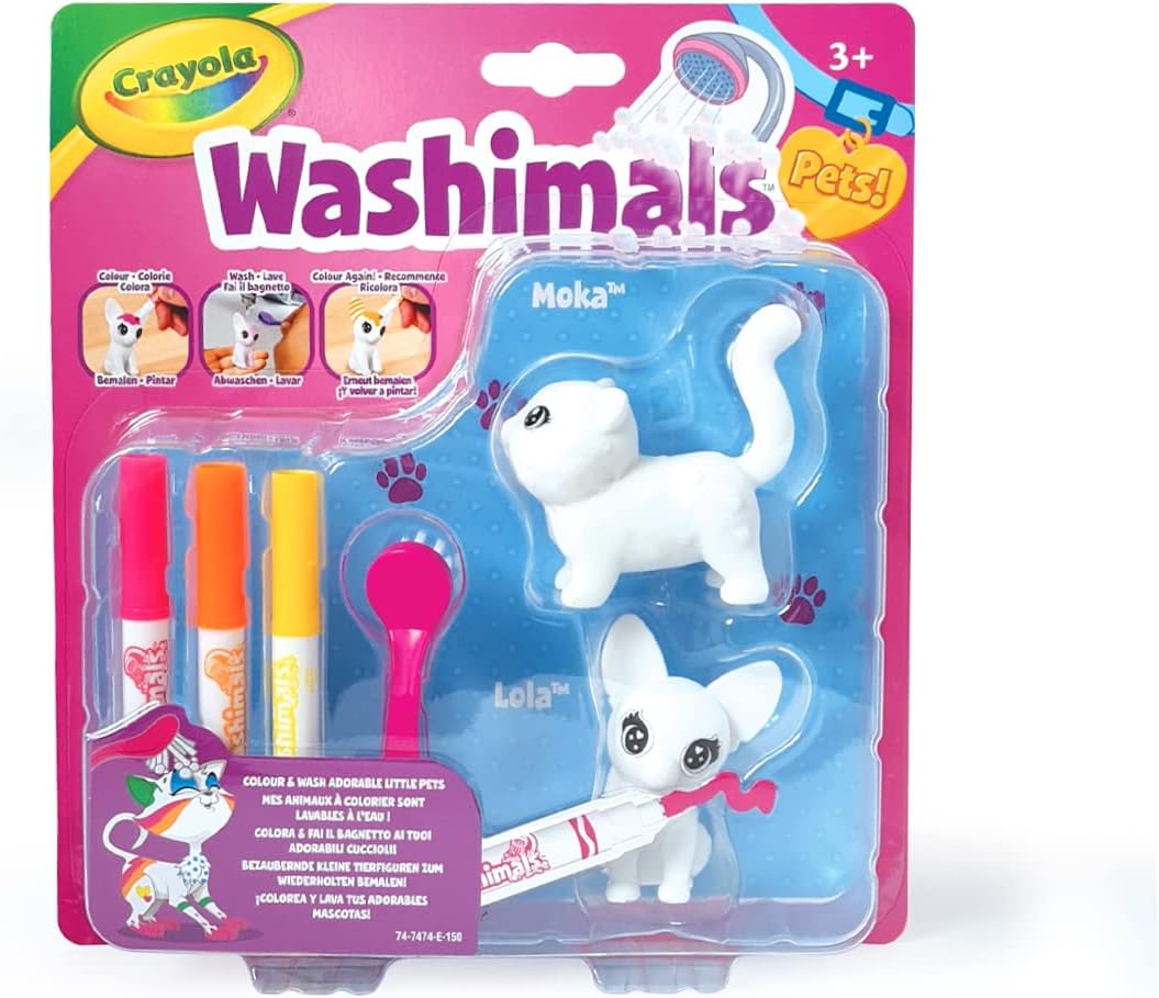 Crayola - Washimals Pets Lava Colour Activity Set