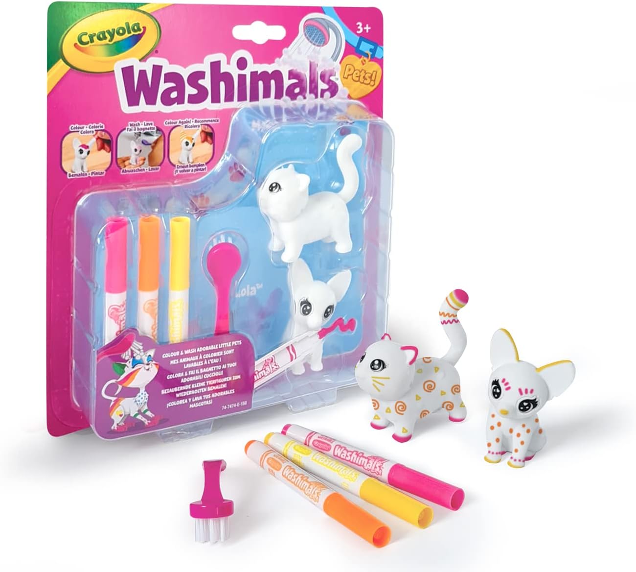 Crayola - Washimals Pets Lava Colour Activity Set