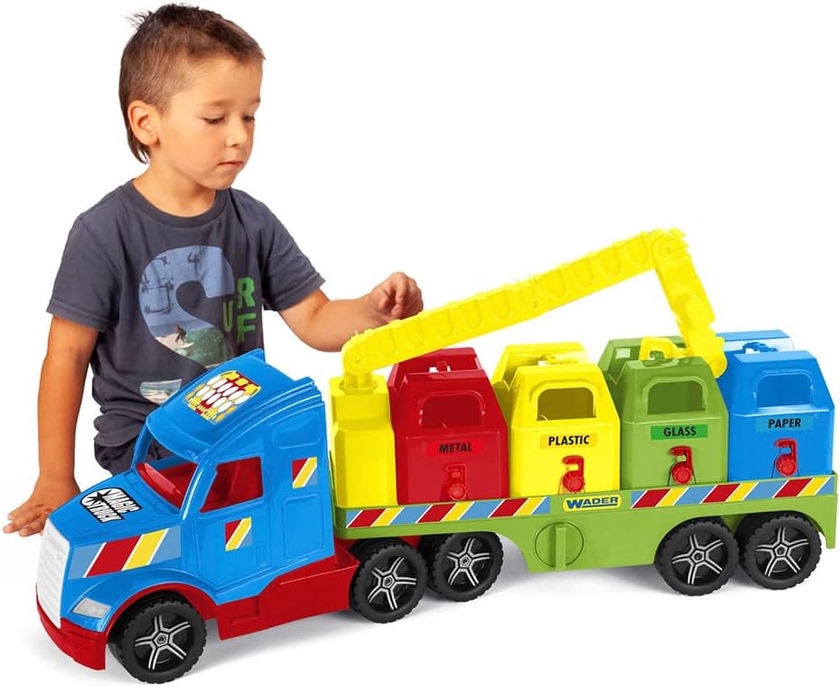 Wader - Magic Truck Basic Garbage Truck Recycling