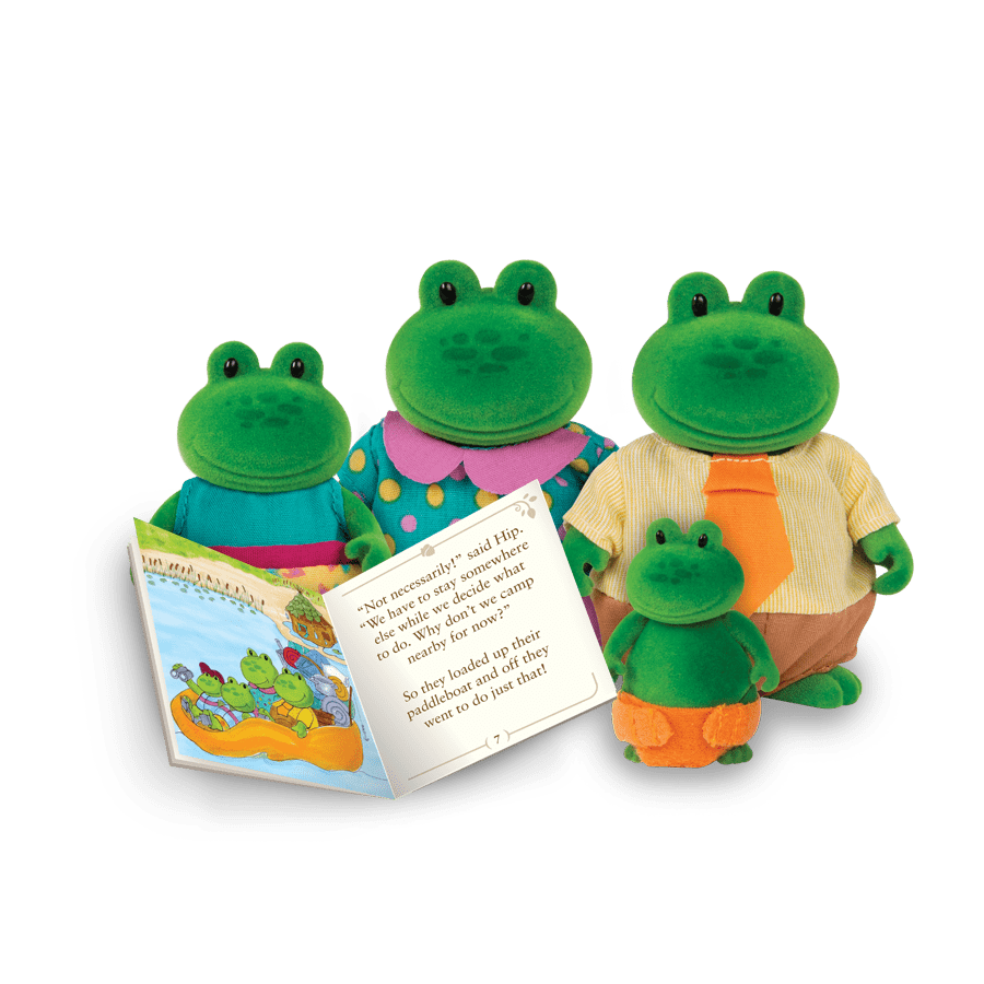 Li'l Woodzeez - The Croakalily Frogs Family (storybook included)