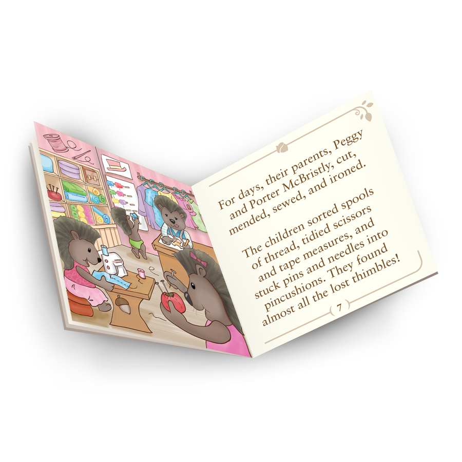 Li'l Woodzeez - The McBristly Porcupines (storybook included)