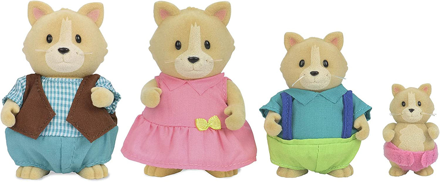 Li'l Woodzeez - The Whiskerelli Cats Family (storybook included)