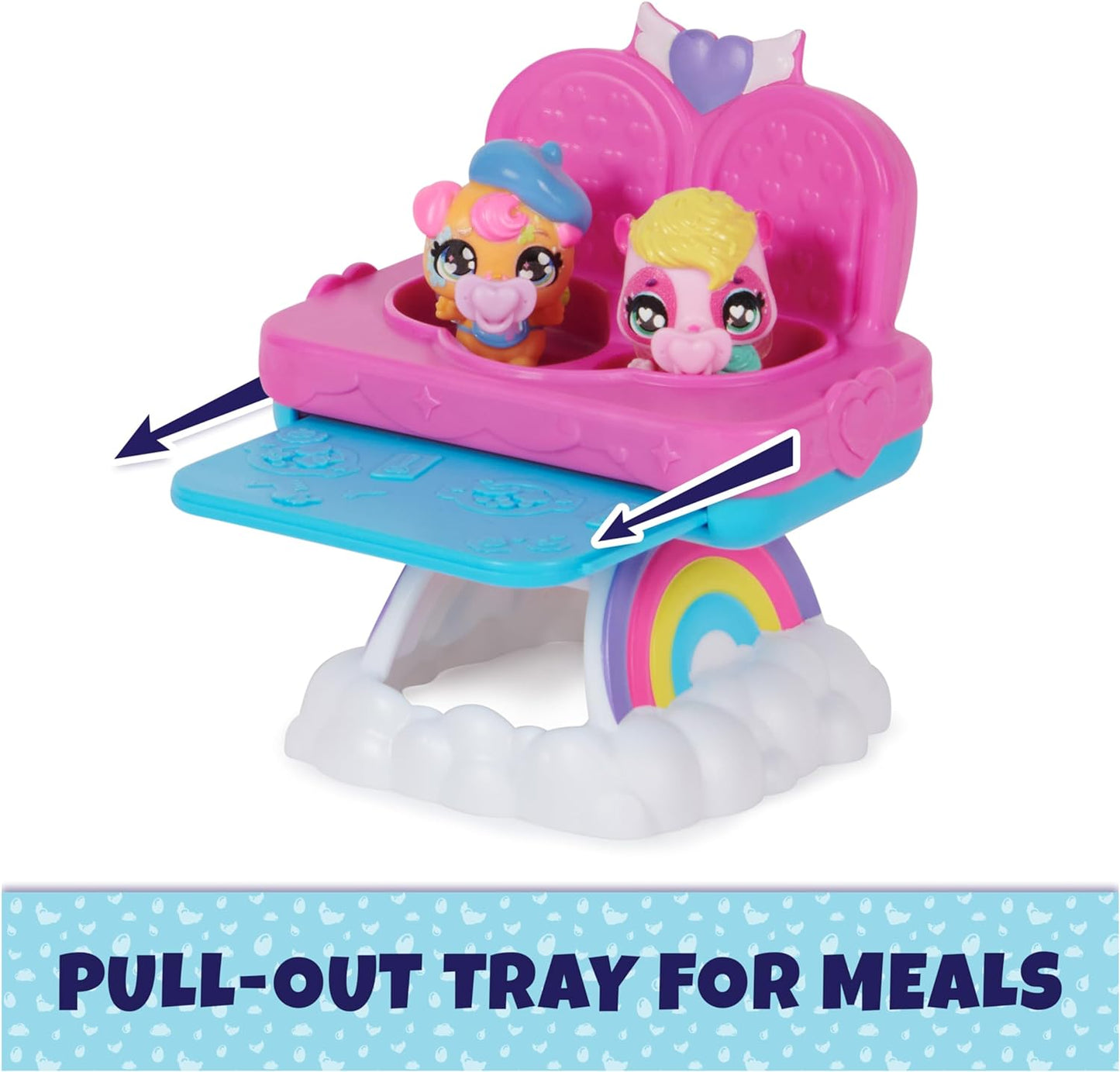 Spin Master - Hatchimals, Hungry Hatchimals Playset with Highchair