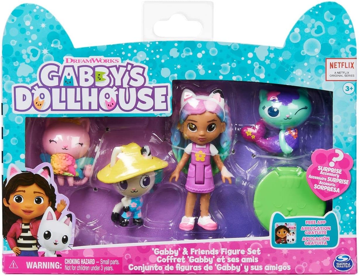 Spin Master - Gabby's Dollhouse, Gabby and Friends Figure Set