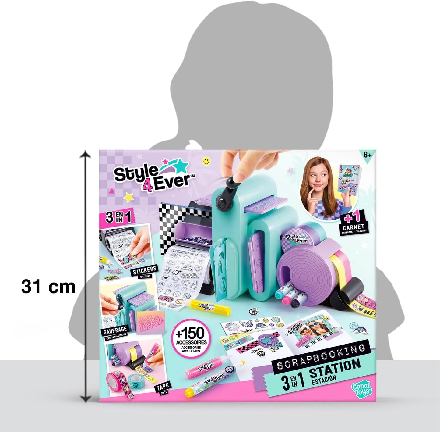 Canal Toys - Style 4 Ever Scrapbooking 3 in 1 Station