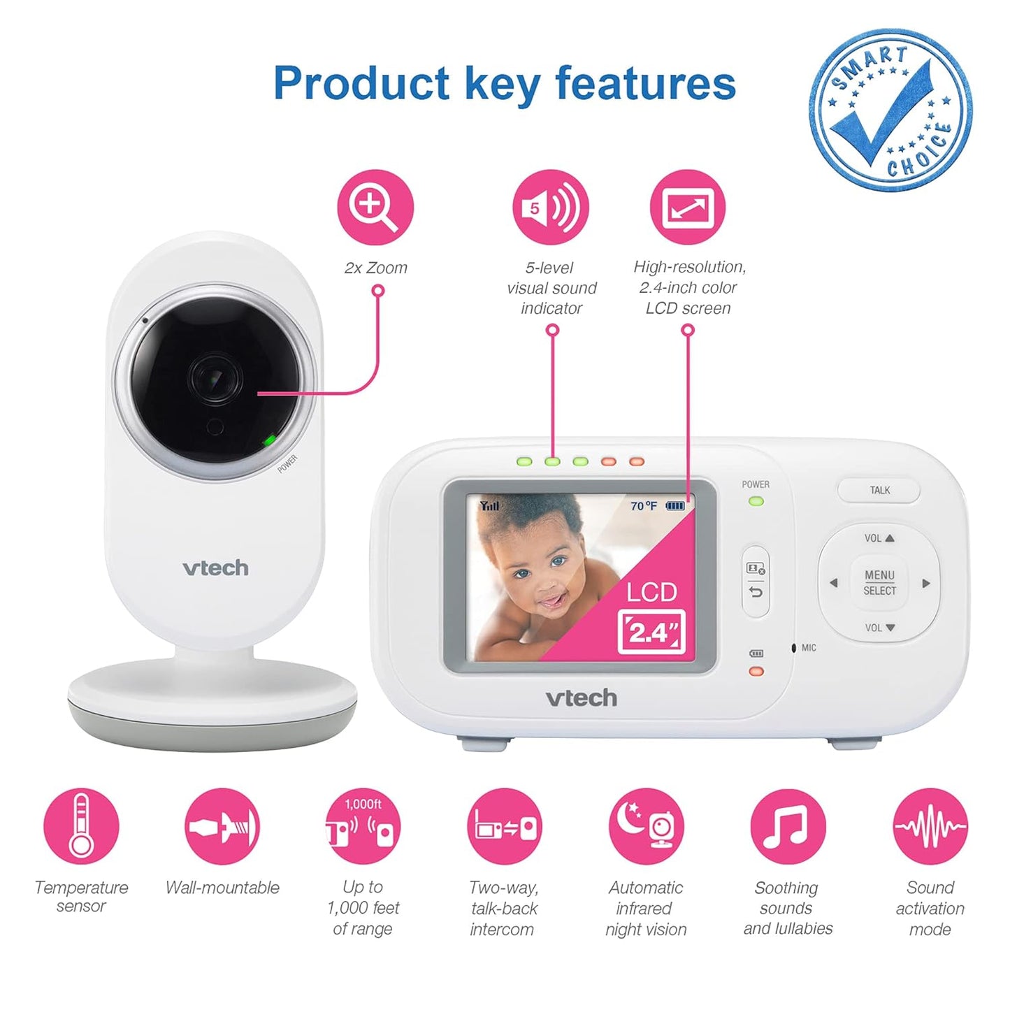 VTech - Video Baby Temperature Monitor