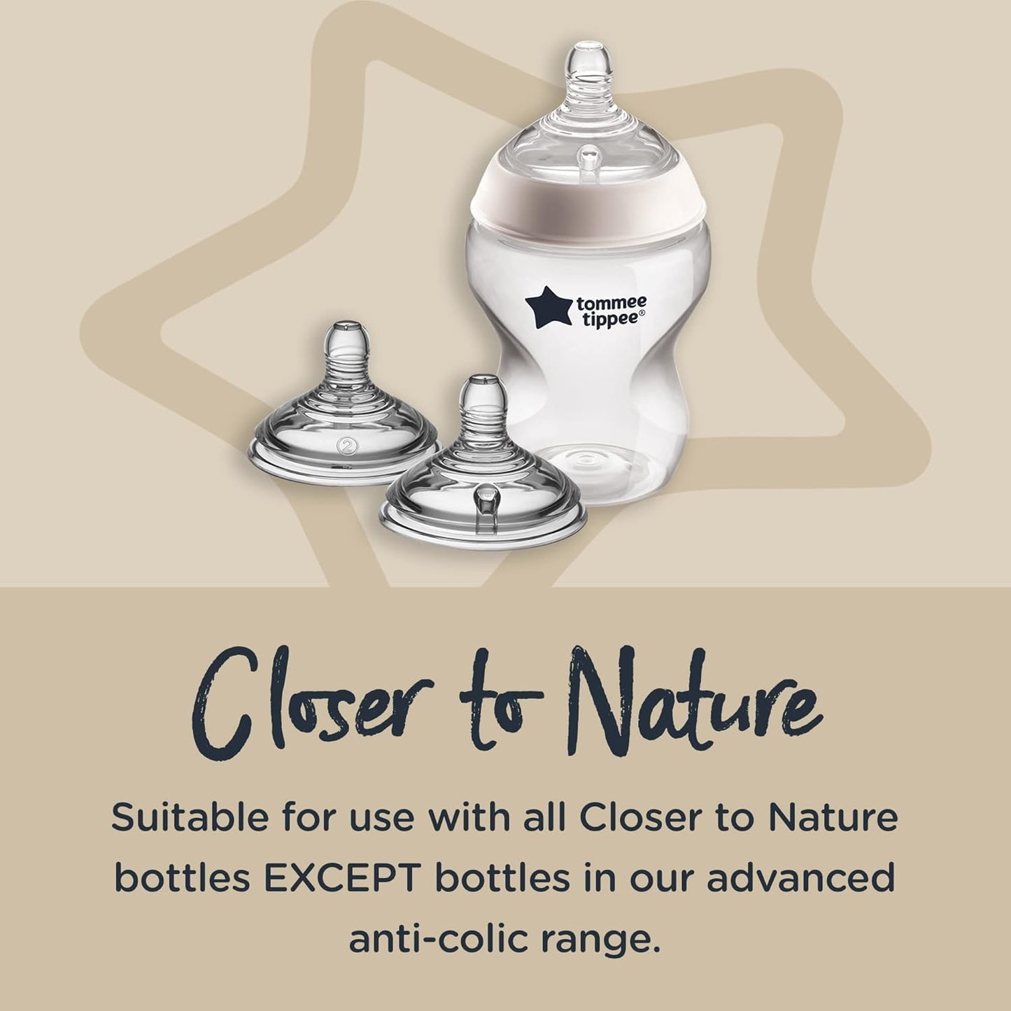 Tommee Tippee - Closer to Nature Baby Bottle Teats