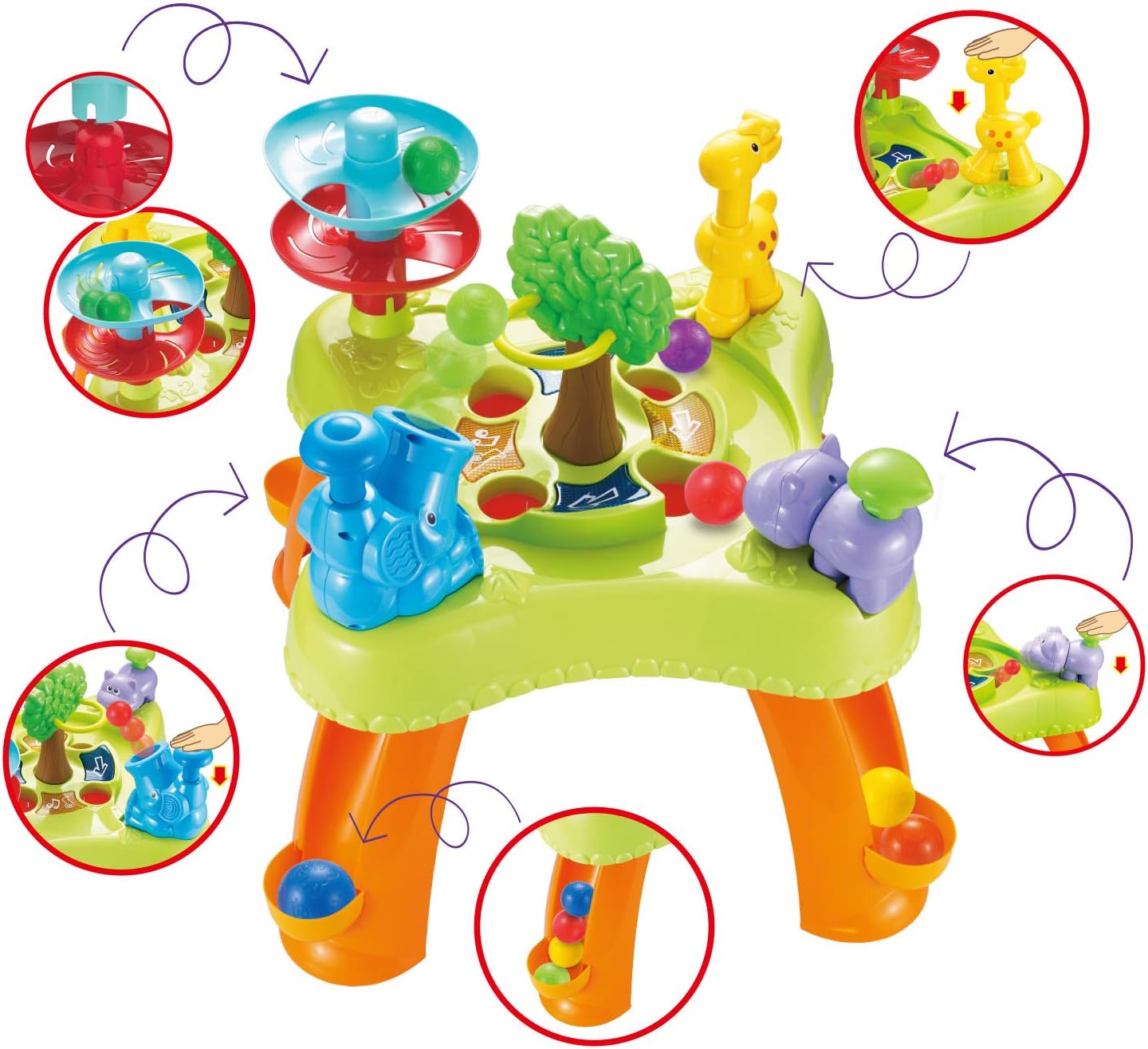 Infunbebe - Activity Ball Run Table