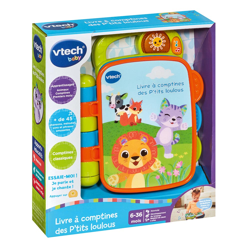 Vtech - Livres A Comptines Des Petits Loulous