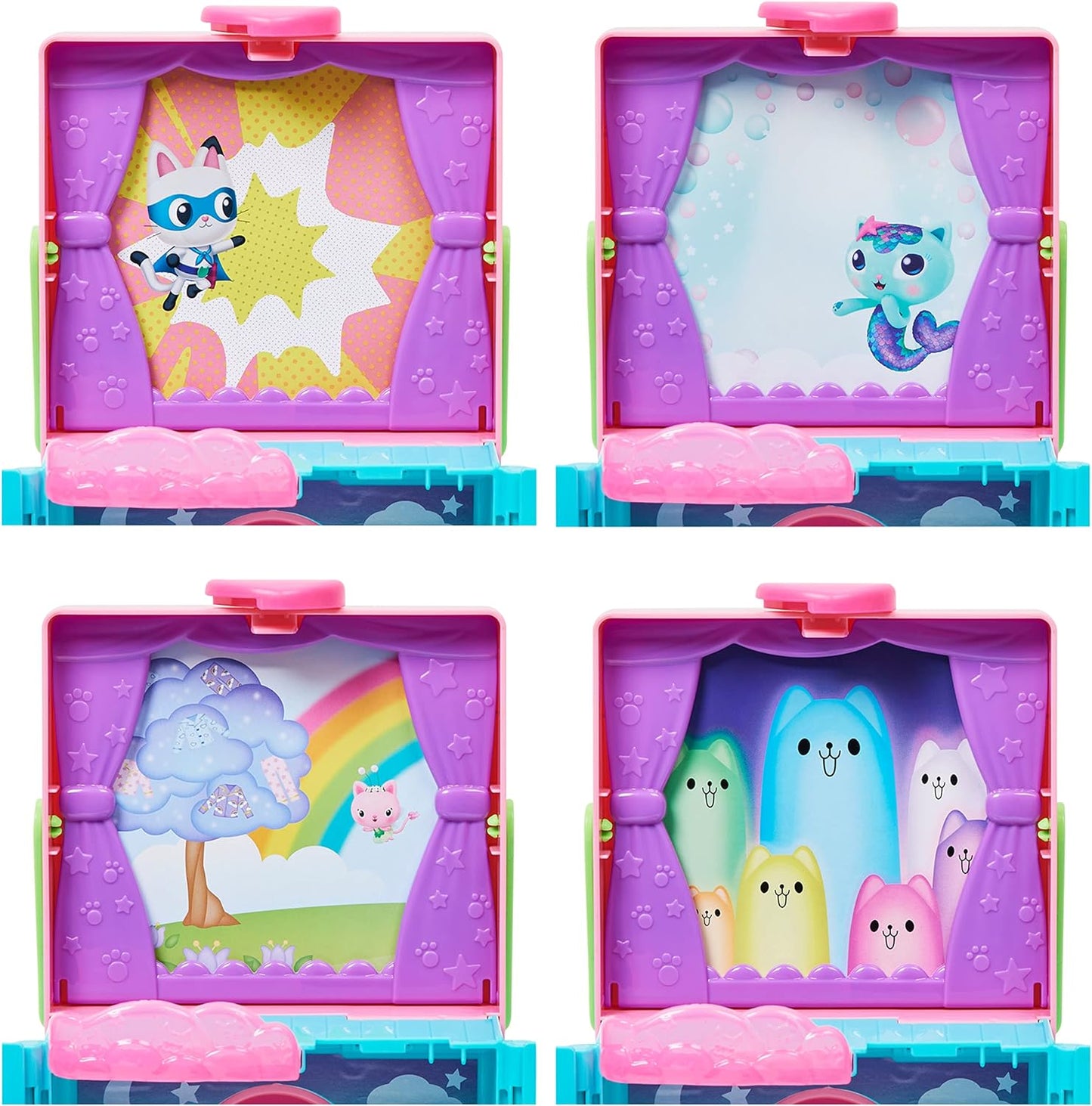 Spin Master - Gabby's Dollhouse, Rainbow Closet Portable Playset