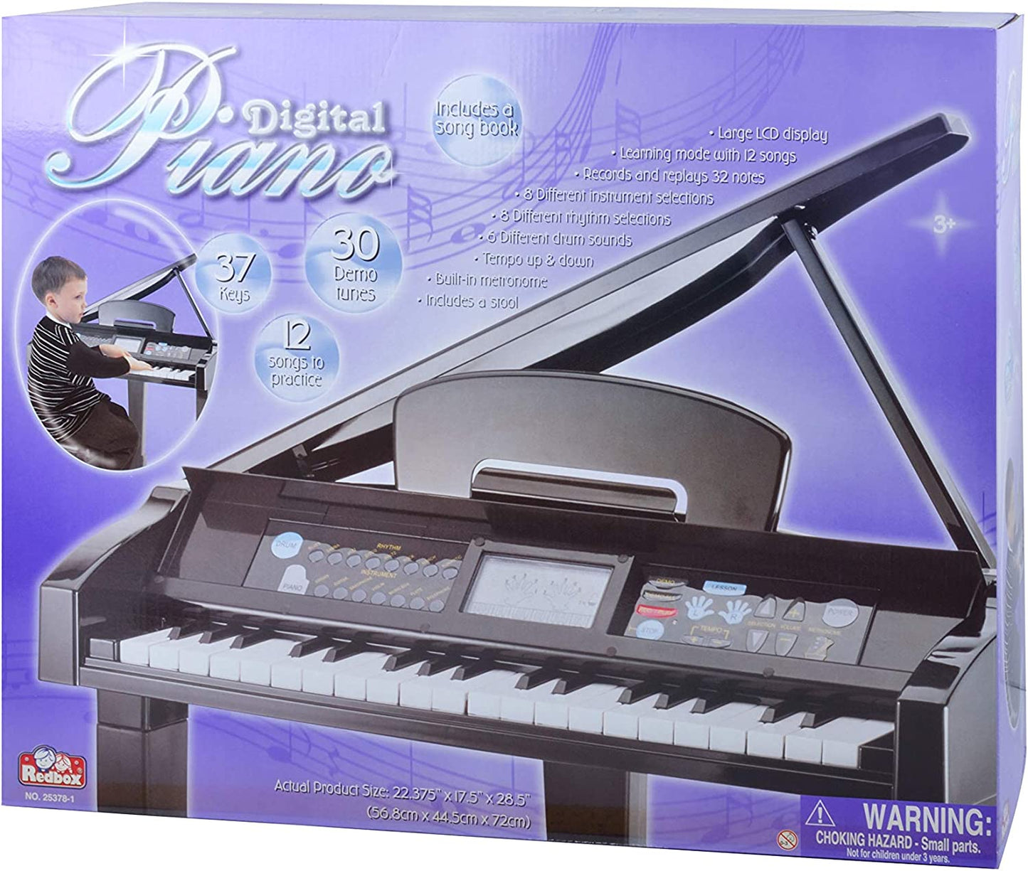 Redbox Digital Piano with Stool 25394-1