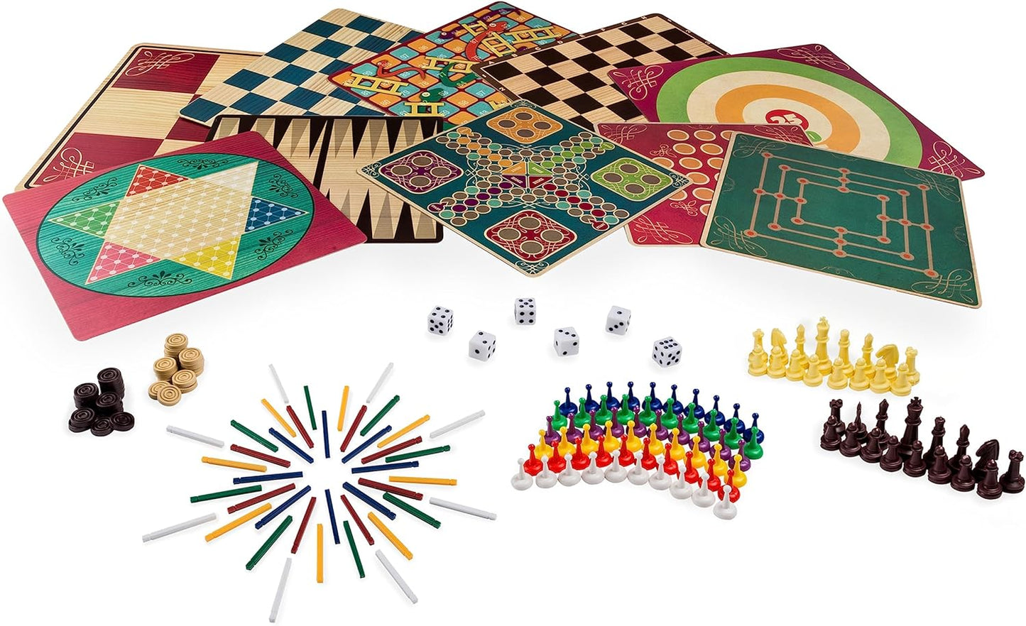 Spin Master - Cardinal, 101 Board Games Set