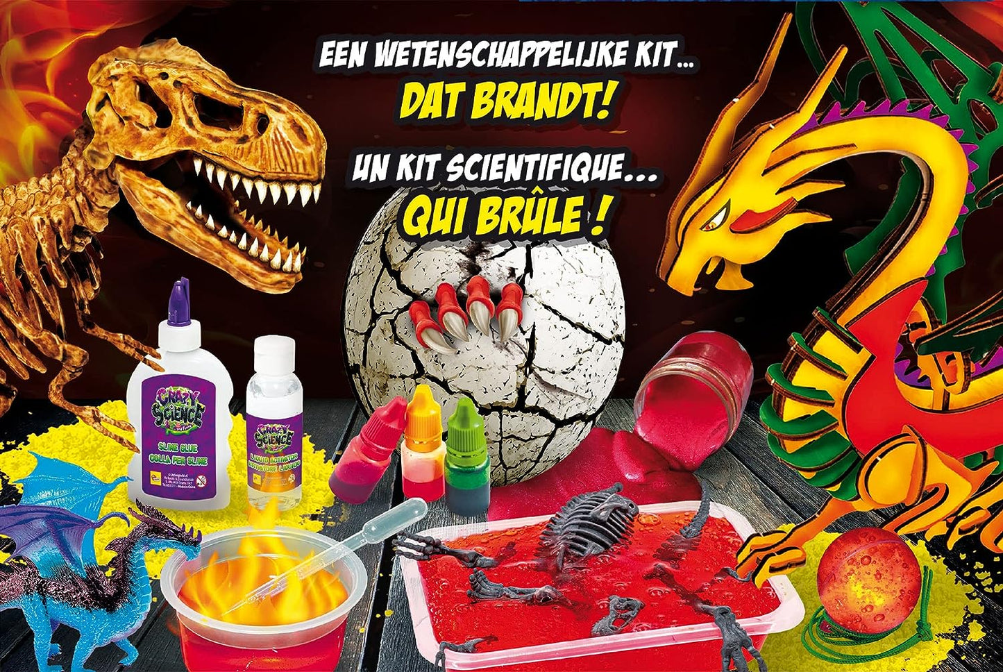 Lisciani - Crazy Science, Dragons Et Dinosaures