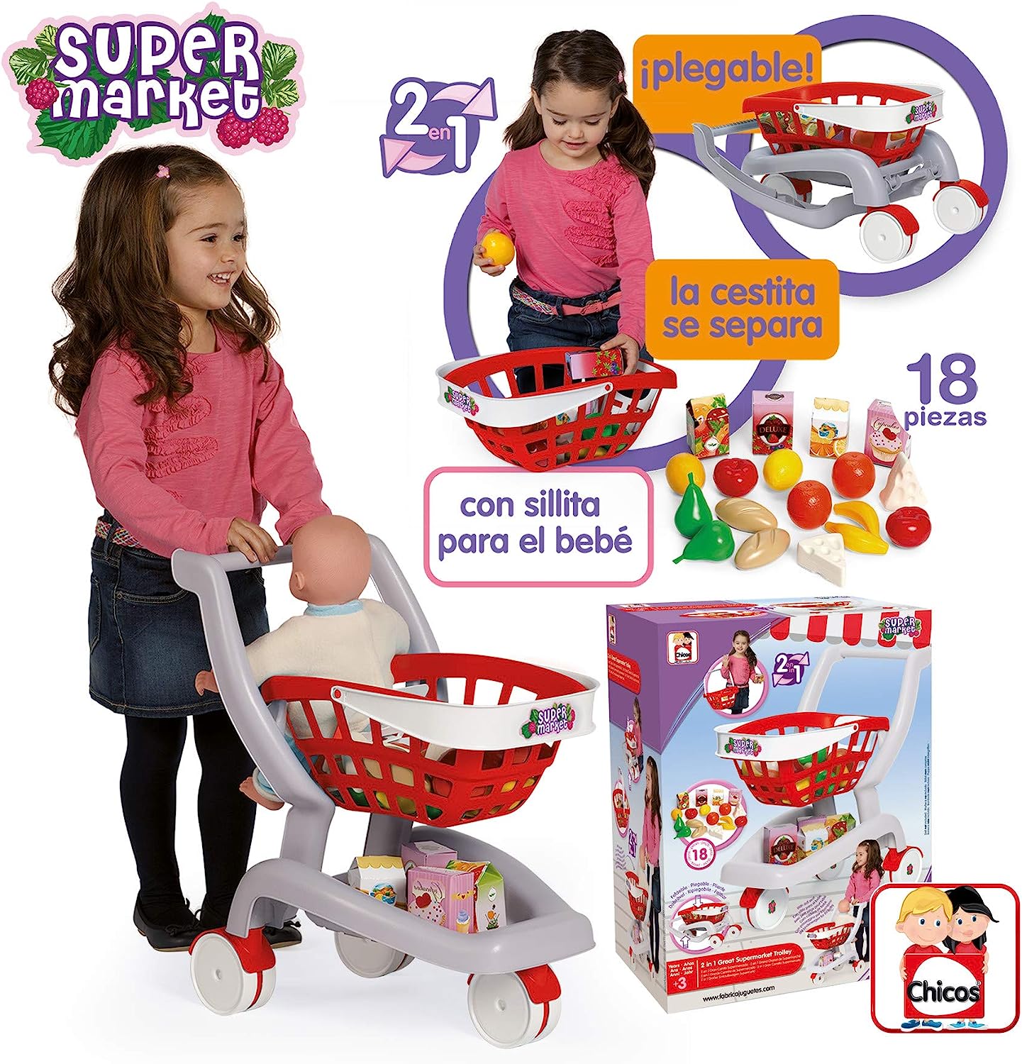 Chicos - Carrito Supermarket