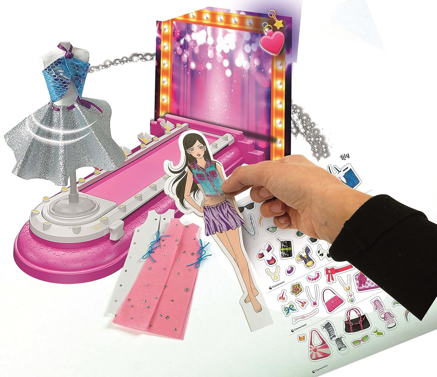 Clementoni - Crazy Chic Fashion Designer Sewing Set