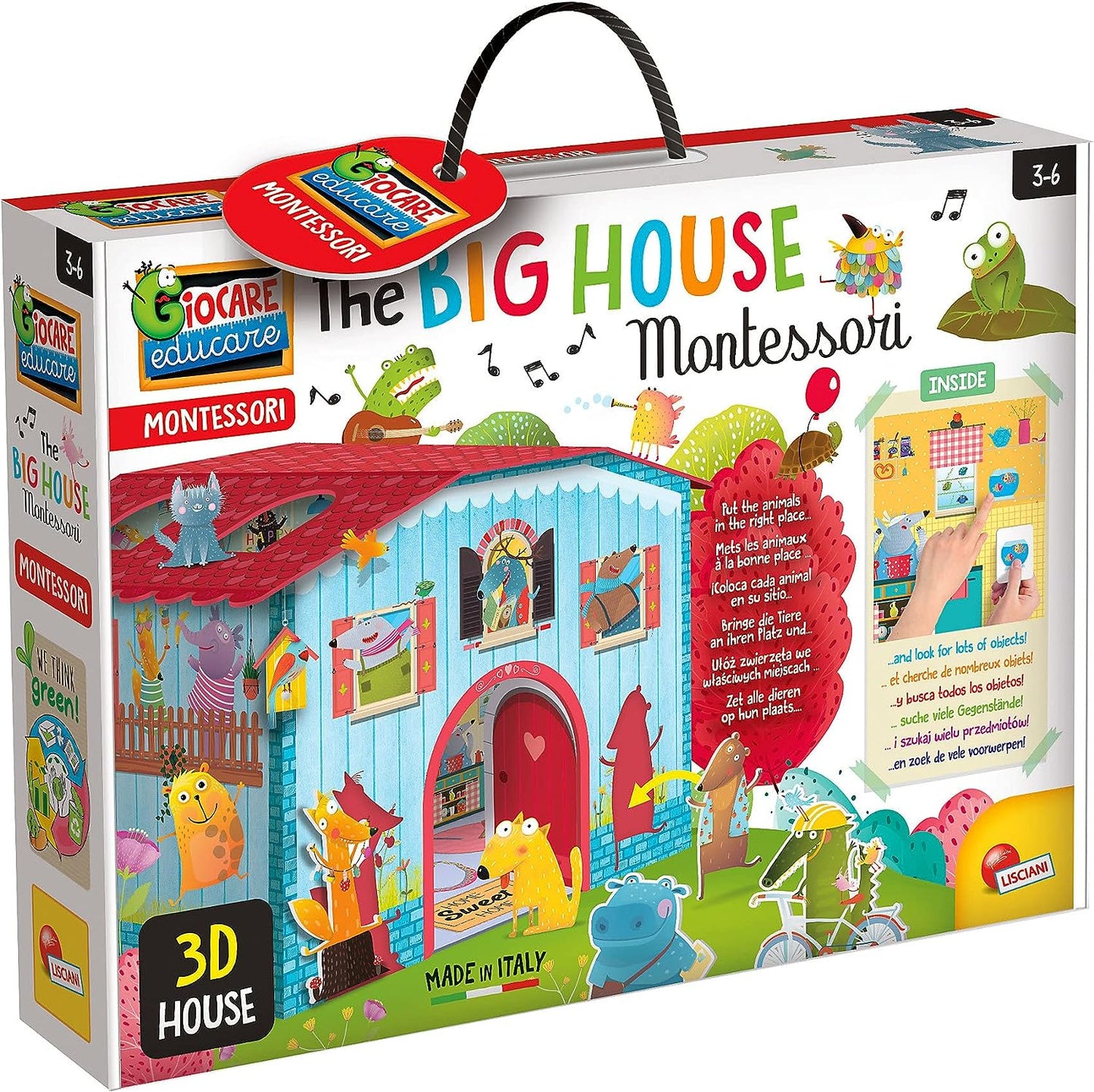 Lisciani - The Big House Fantastic Animals