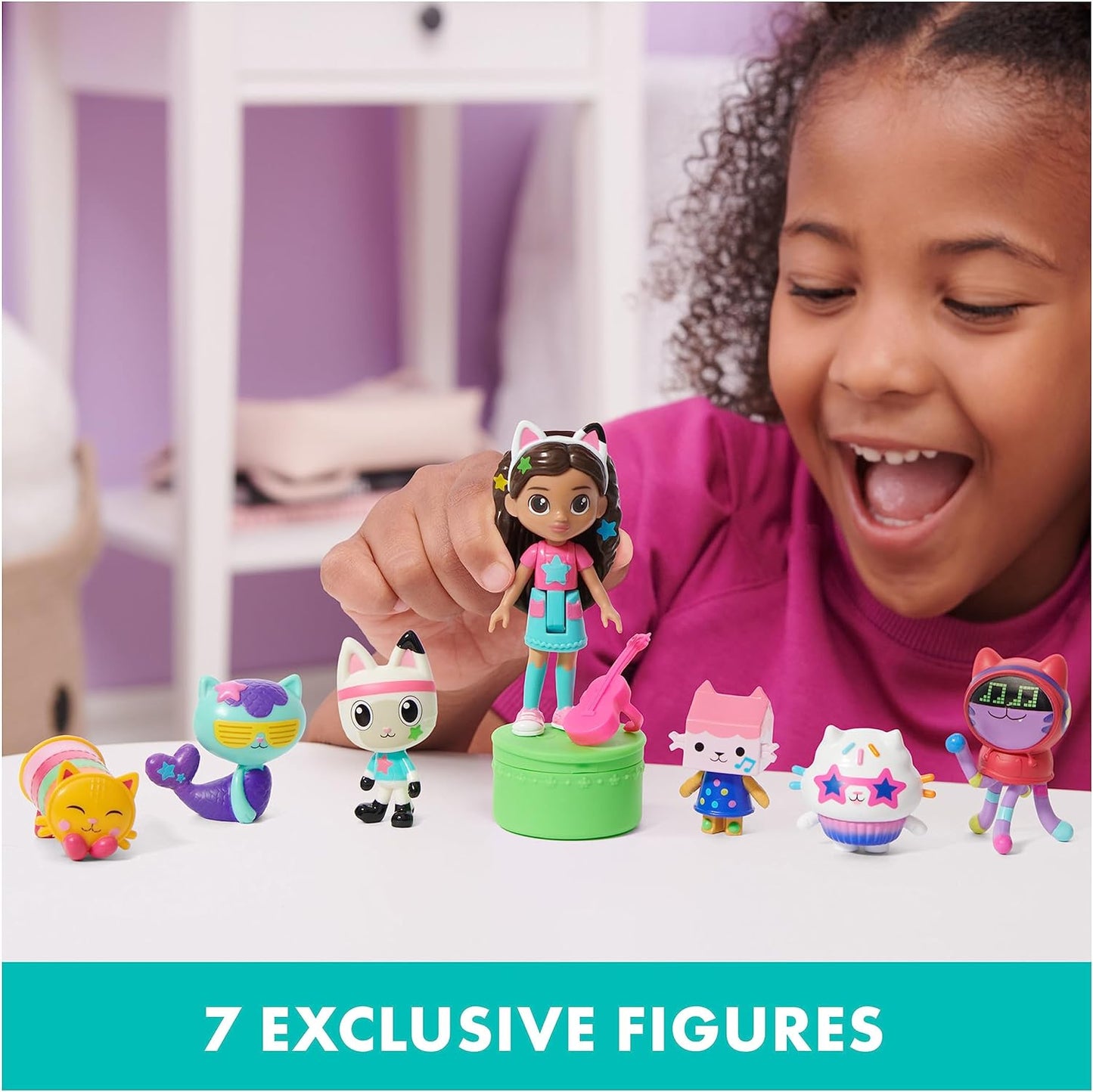 Spin Master - Gabby's Dollhouse, Dance Party Theme Figure Set