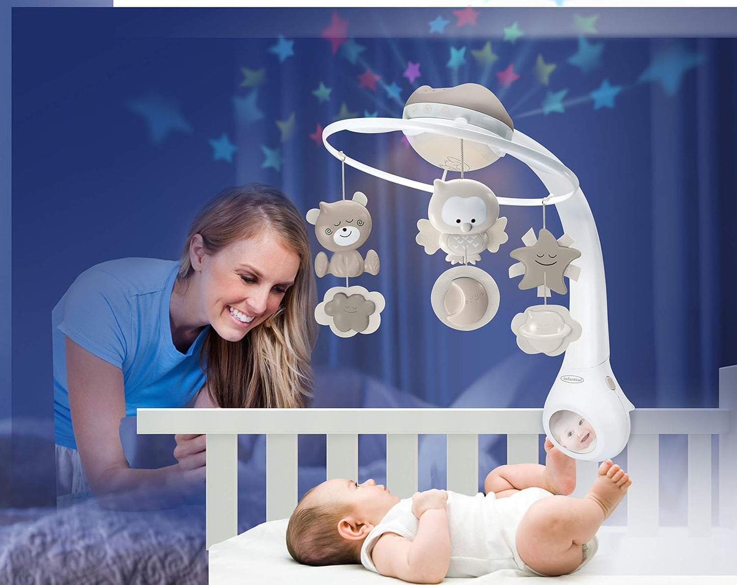Infantino - 3 in 1 Baby Musical Projector