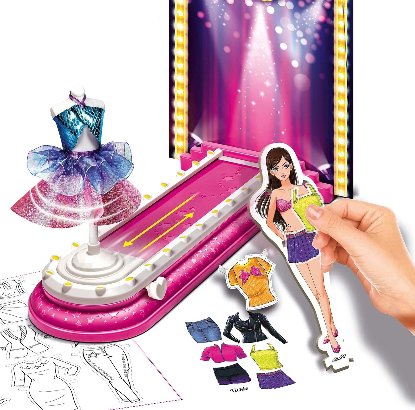 Clementoni - Crazy Chic Fashion Designer Sewing Set