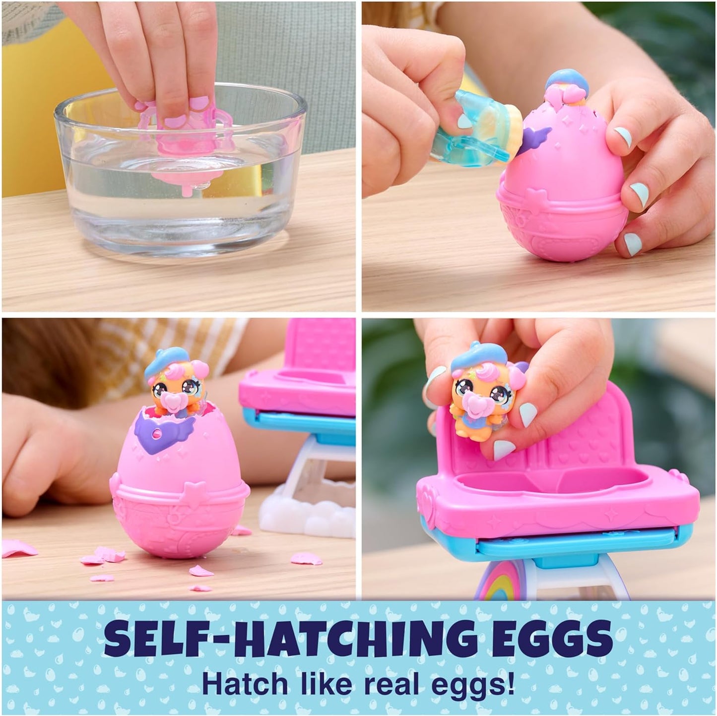 Spin Master - Hatchimals, Hungry Hatchimals Playset with Highchair