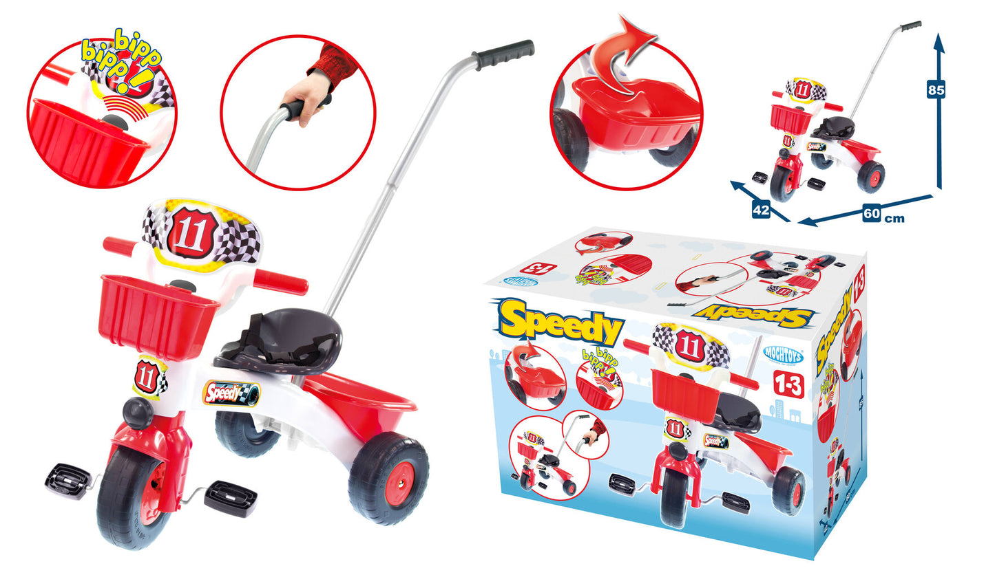 Mochtoys - Bicycle With Handle For Parents