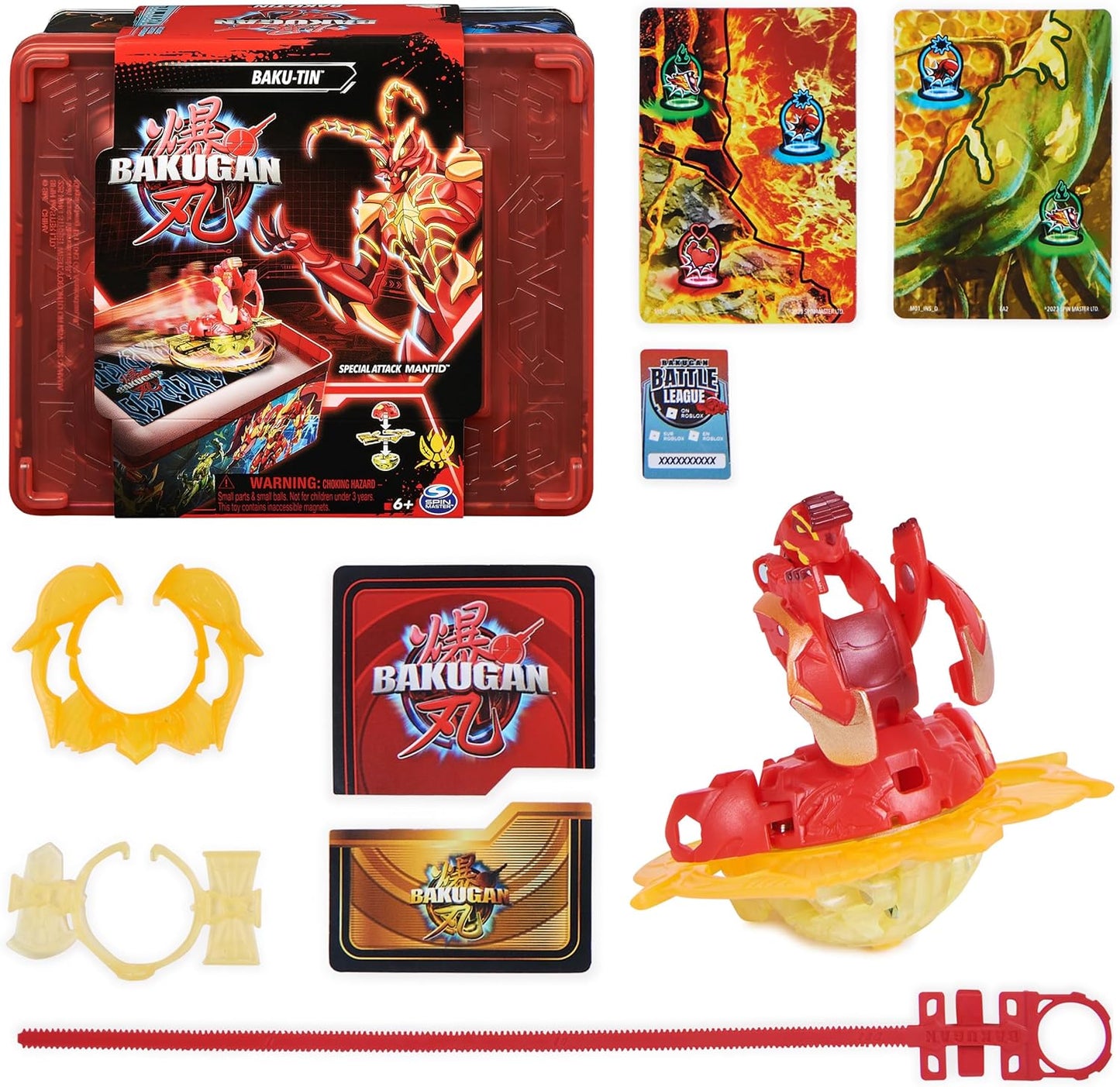 Spin Master - Bakugan, Tin With Special Attack Mantid