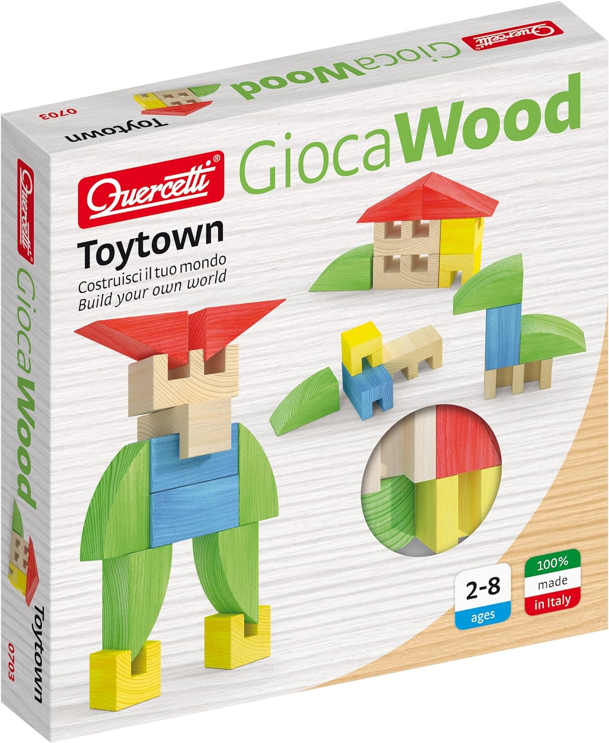 Quercetti - Toytown 15pcs