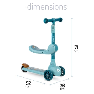 MoMi - KIURU 2-in-1 Scooter