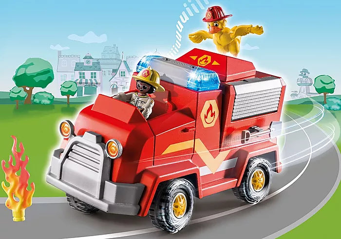 Playmobil - Duck on call fire brigade emergency vehicle