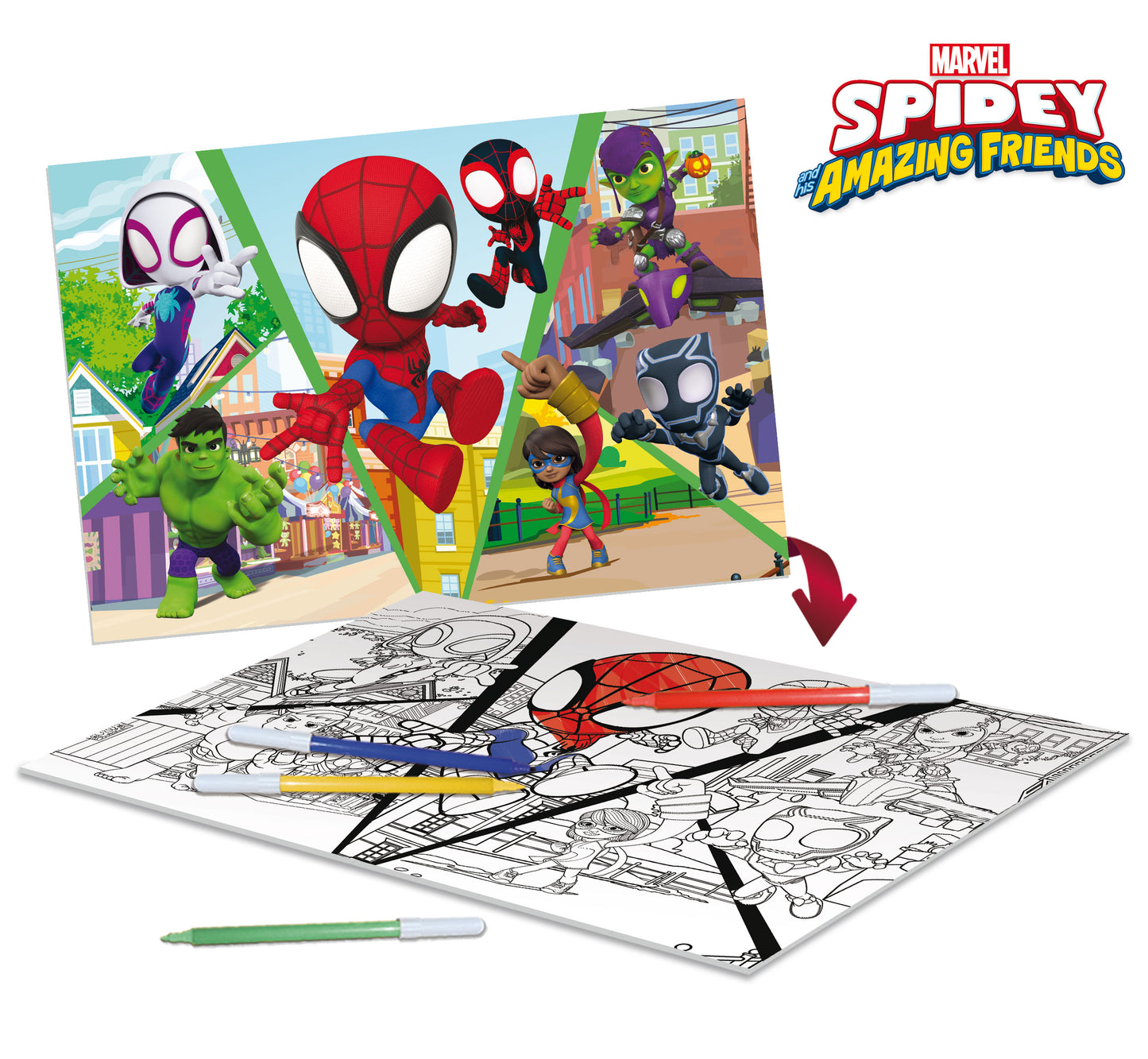 Lisciani - Marvel Puzzle 24 Spidey