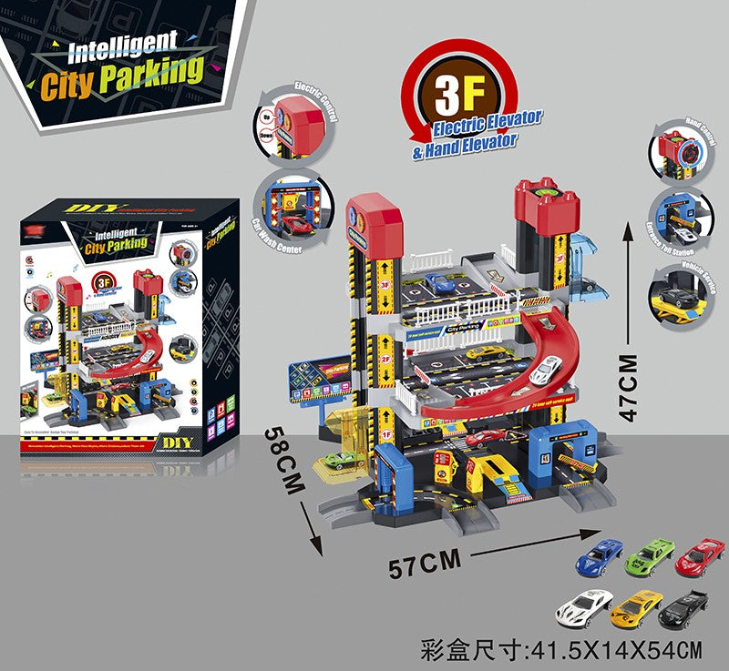 Cars - 3 Floor City Parking