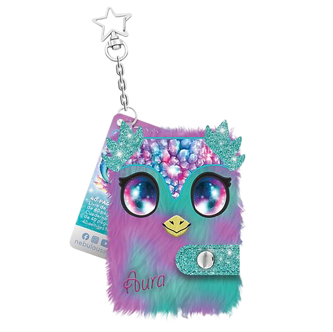 Nebulous Stars - fuzzy mini notebook