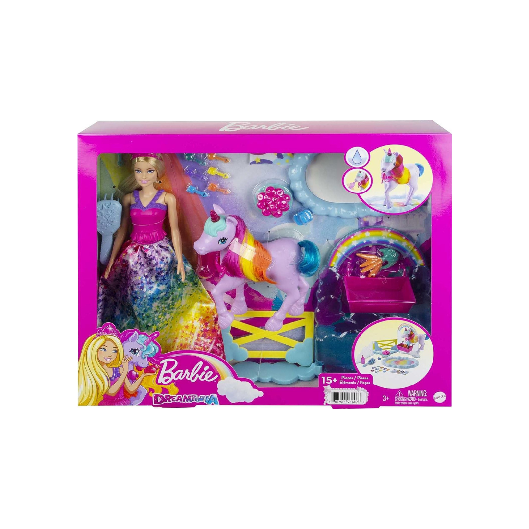 Barbie Unicorn Set Dreamtopia Barbie Doll Gift Set Chelsea Mermaid