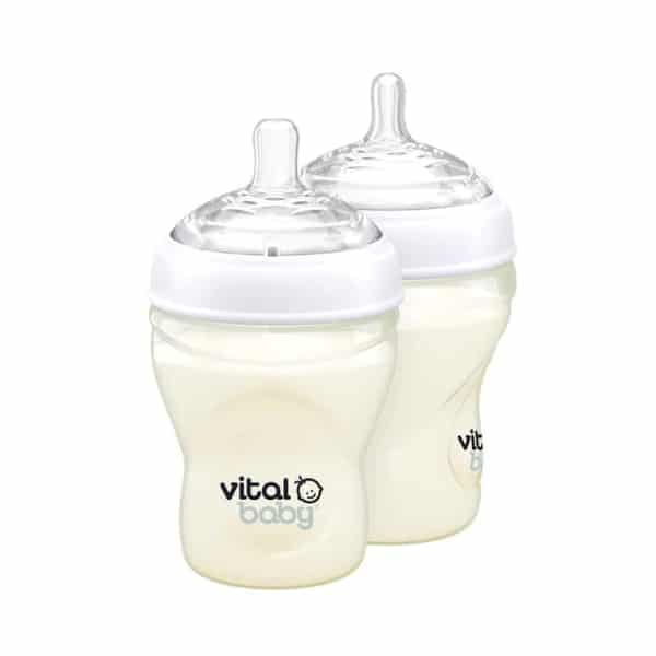 Vital Baby - nurture breast like bottles 240 ml 2pk