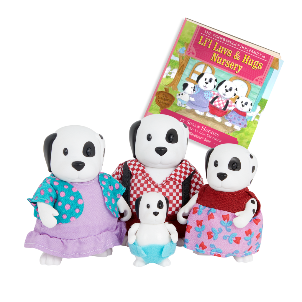 Li'l Woodzeez - The Woofwinkle Dog Family (storybook included)